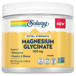 Frontal de Solaray bisglicinato de magnesio en polvo 500 mg por porción 239 g