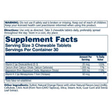 Información del suplemento de Solaray Cal-Mag Citrate con calcio, magnesio, vitamina D3 y vitamina K2