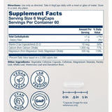 Información del suplemento de Solaray Cal-Mag Citrate con vitamina D 360 cápsulas vegetales