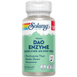 Frasco de suplemento Solaray Enzima DAO 4.2 mg 90 cápsulas