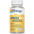 Frasco frontal de Solaray StressMag magnesio y ashwagandha 60 cápsulas vegetales