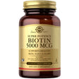 Solgar biotina 5000 mcg, frasco de 50 cápsulas vegetales