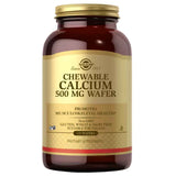 Frasco de suplemento Solgar Carbonato de Calcio 500 mg 120 tabletas