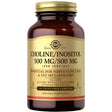 Frasco de suplemento Solgar Colina e Inositol 500 mg / 500 mg 100 cápsulas vegetales