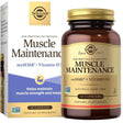 Frasco de suplemento Solgar HMB y Vitamina D3 1.5 g 60 cápsulas