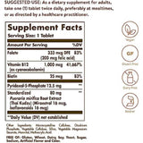 Frasco de suplemento Solgar Pueraria mirifica 60 tabletas