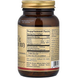 Tabla nutricional del suplemento Solgar Vitamina E 134 mg 100 cápsulas blandas