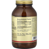 Tabla nutricional del suplemento Solgar Vitamina E Natural 268 mg 250 cápsulas blandas