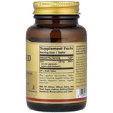 Tabla nutricional del suplemento Solgar Zinc Quelado 22 mg 100 tabletas