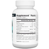 Tabla nutricional del suplemento Source Naturals Glicinato de Magnesio 200 mg 60 tabletas
