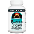 Frasco de suplemento Source Naturals Glicinato de Magnesio 200 mg 60 tabletas