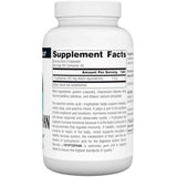 Tabla nutricional del suplemento Source Naturals L-Triptófano 500 mg 120 cápsulas