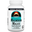 Frasco de malato de magnesio en cápsulas de la marca Source Naturals, presentación de 100 cápsulas