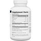Tabla nutricional del suplemento Source Naturals malato de magnesio con información de ingredientes y valores por porción