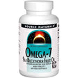 Frasco frontal de Source Naturals Omega 7 aceite de fruto de espino amarillo con 60 cápsulas blandas veganas