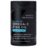 Frasco de Sports Research Omega-3 de Alaska de 90 cápsulas blandas