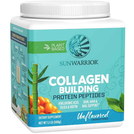 Sunwarrior Collagen Building Protein Peptides sin sabor, presentación de 500 g