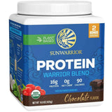 Sunwarrior Protein Warrior Blend sabor Chocolate, presentación de 425 g.