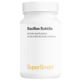 Frasco de suplemento SuperSmart Bacillus Subtilis 60 cápsulas