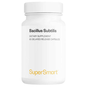 Frasco de suplemento SuperSmart Bacillus Subtilis 60 cápsulas