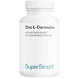 Frasco de suplemento SuperSmart Zinc L-Carnosine 75 mg 120 cápsulas