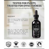 Tabla nutricional del suplemento Svasthya Progesterona Bioidéntica 59 ml