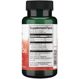 Tabla nutricional del suplemento Swanson Aceite de Onagra 500 mg 100 cápsulas blandas
