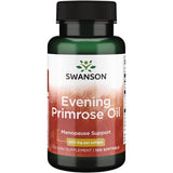 Frasco de suplemento Swanson Aceite de Onagra 500 mg 100 cápsulas blandas