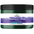 Frasco de suplemento Swanson Citrato de Magnesio 630 mg 244 g polvo
