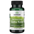 Frasco de suplemento Swanson Gotu Kola Espectro Completo 435 mg 60 cápsulas