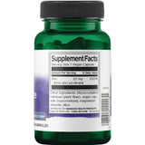 Tabla nutricional del suplemento Swanson Picolinato de Zinc 60 cápsulas