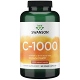 Frasco de suplemento Swanson Vitamina C con Rosa Mosqueta (1000 mg) 90 cápsulas veganas
