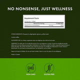Tabla nutricional del suplemento Swanson Vitamina D3 250 cápsulas blandas