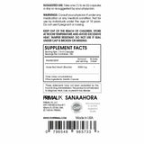 Información nutricional de PrimalFX Heart - Ingredientes y porciones de 180 cápsulas para fortalecer el corazón.