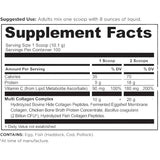 Tabla nutricional Ancient Nutrition Multi Collagen Protein 35.6 oz - 100 porciones