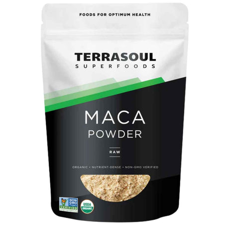 Bolsa de suplemento Terrasoul Superfoods Maca en Polvo 454 g