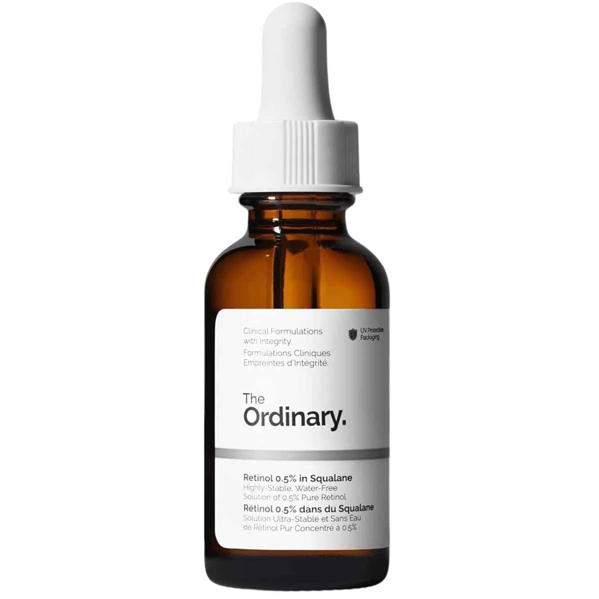 Frasco de sérum The Ordinary Retinol 0.5% en Escualano 30 ml Gotas