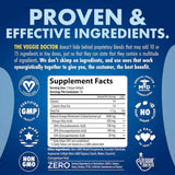 Información del suplemento de The Veggie Doctor QWELL omega 3 de algas, presentación de 60 cápsulas blandas