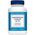 Frasco de suplemento The Vitamin Shoppe Citrato de Magnesio 200 mg 100 Tabletas