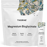 Imagen frontal de THORNE Magnesio bisglicinato, presentación de 30 sobres.