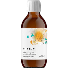 THORNE Omega Superb EPA DHA líquido 1800 mg por porción 200 ml frontal