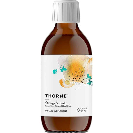 THORNE Omega Superb EPA DHA líquido 1800 mg por porción 200 ml frontal
