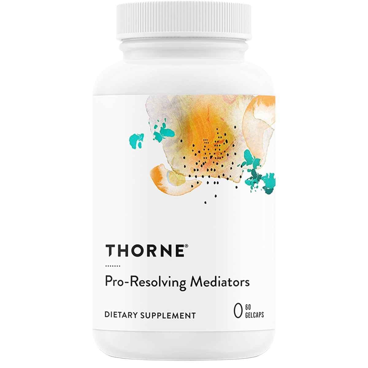 THORNE Pro-Resolving Mediators 300 mcg mediadores pro-resolución 60 cápsulas blandas frontal