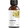 Frasco de suplemento Thorne Vitamina D3 + K2 30 ml