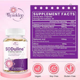 Etiqueta de Tiyuoklop SODuline con vitamina C, ácido hialurónico, silicio y mezcla de extractos vegetales