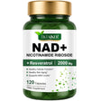 Frasco de suplemento TKTAIKER NAD+ 2000 mg 120 cápsulas