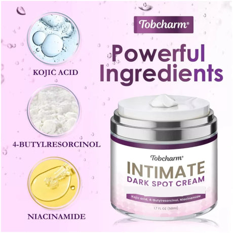 Lista de ingredientes de la crema Tobcharm Aclarante para Piel Delicada 50 ml