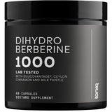Frasco de suplemento Toniiq Dihidroberberina 60 cápsulas