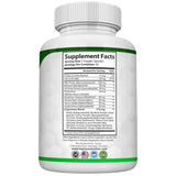 Tabla nutricional del suplemento Toplux Nutrition Desintoxicación Hepática 60 Cápsulas