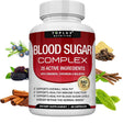 Frasco frontal de Toplux Nutrition fórmula con cromo y canela, 60 cápsulas